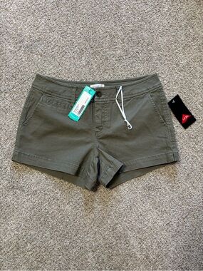 Market & Spruce Elicia Olive Green Women's Shorts size 0 NWT